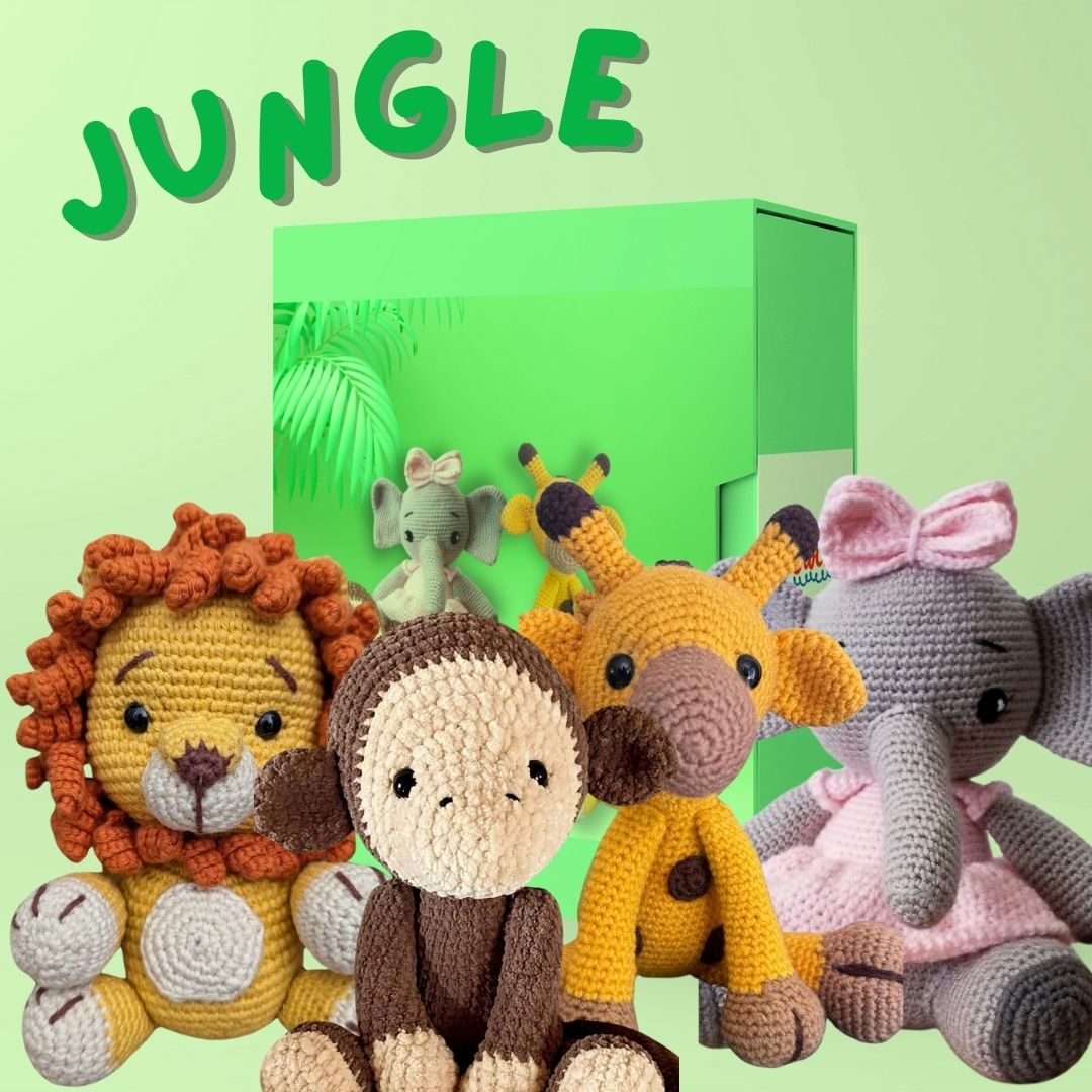 Jungle Characters Amigurumi Crochet Patterns