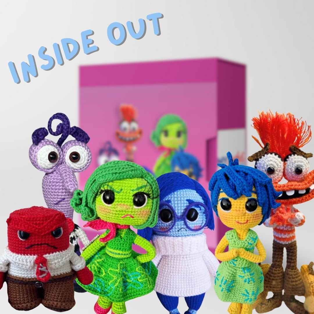 Inside Out 1&2 Amigurumi Crochet Patterns