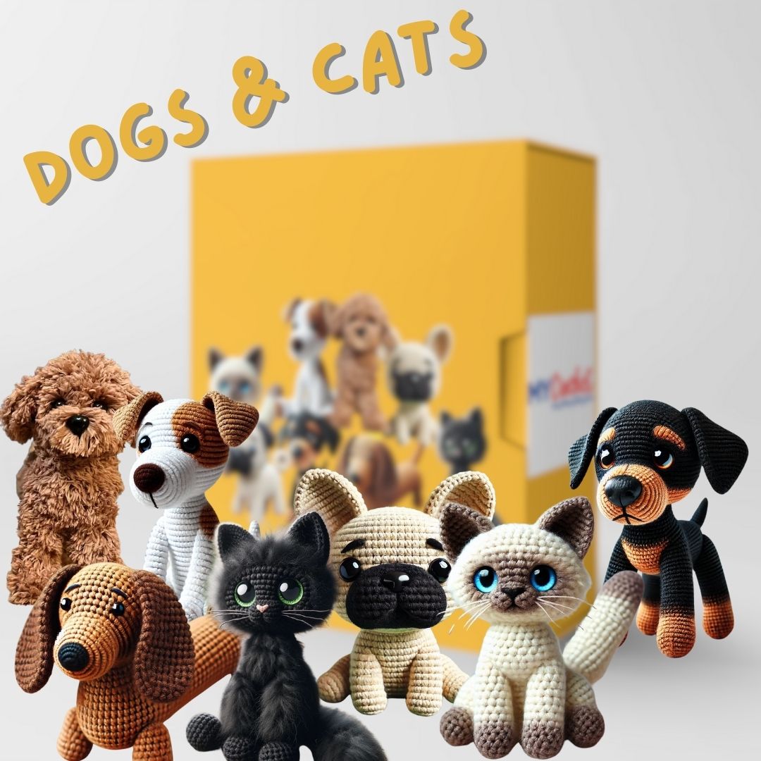 Dogs & Cats Amigurumi Crochet Patterns
