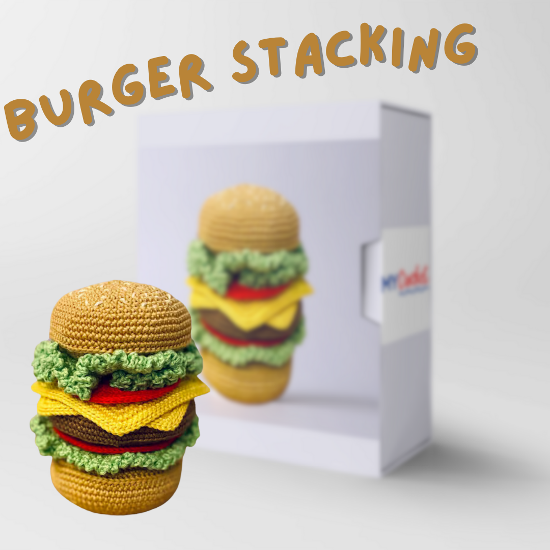 Burger Stacking Amigurumi Crochet Pattern