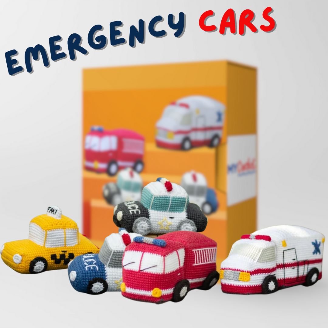 Emergency Cars Amigurumi Crochet Patterns