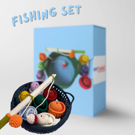 Fishing Set Amigurumi Crochet Pattern