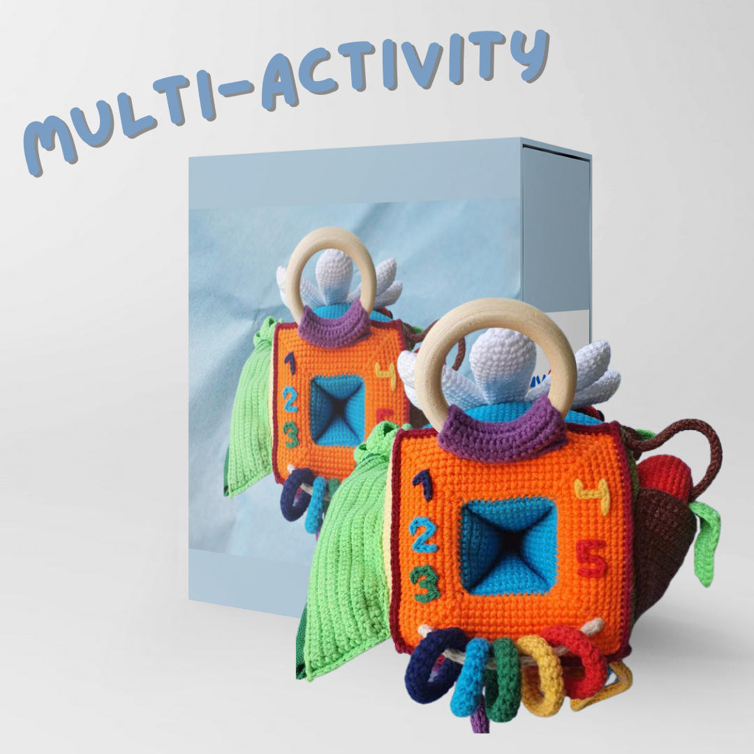 Multi-Activity Cube Amigurumi Crochet Pattern