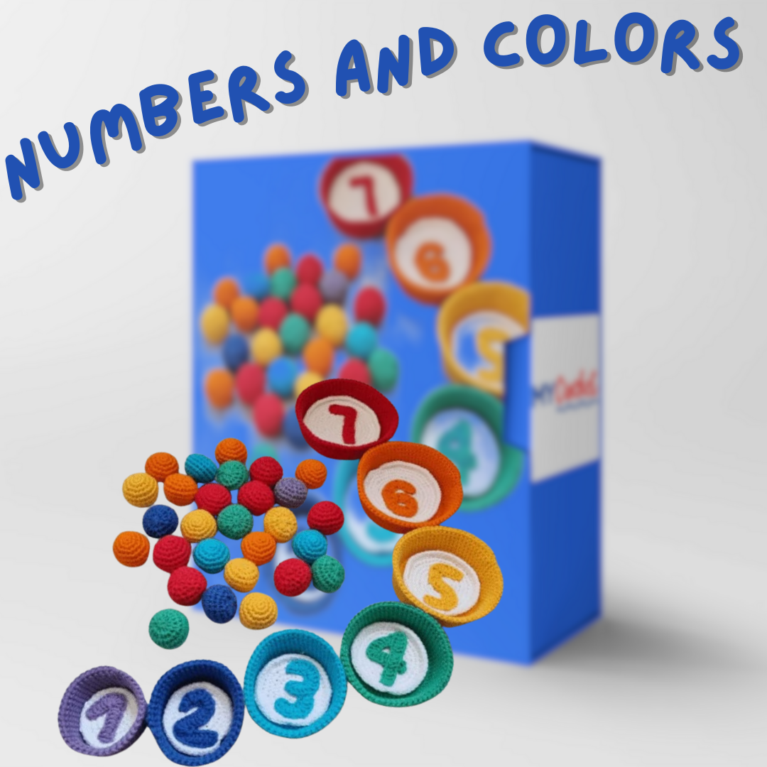The Numbers and Colors Game Amigurumi Crochet Pattern