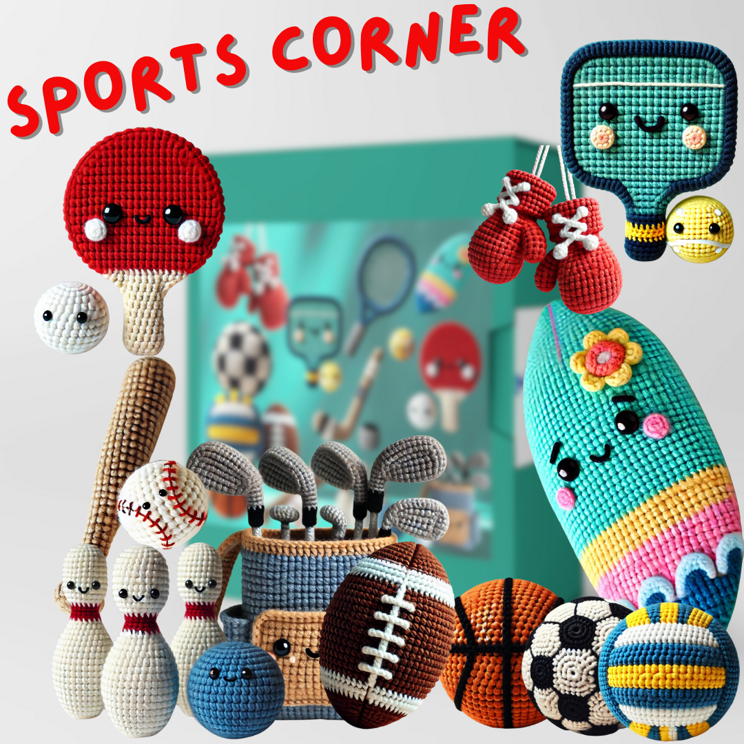 The Sports Corner Amigurumi Crochet Patterns