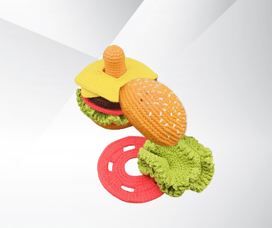 Burger Stacking Amigurumi Crochet Pattern - SerenityLove