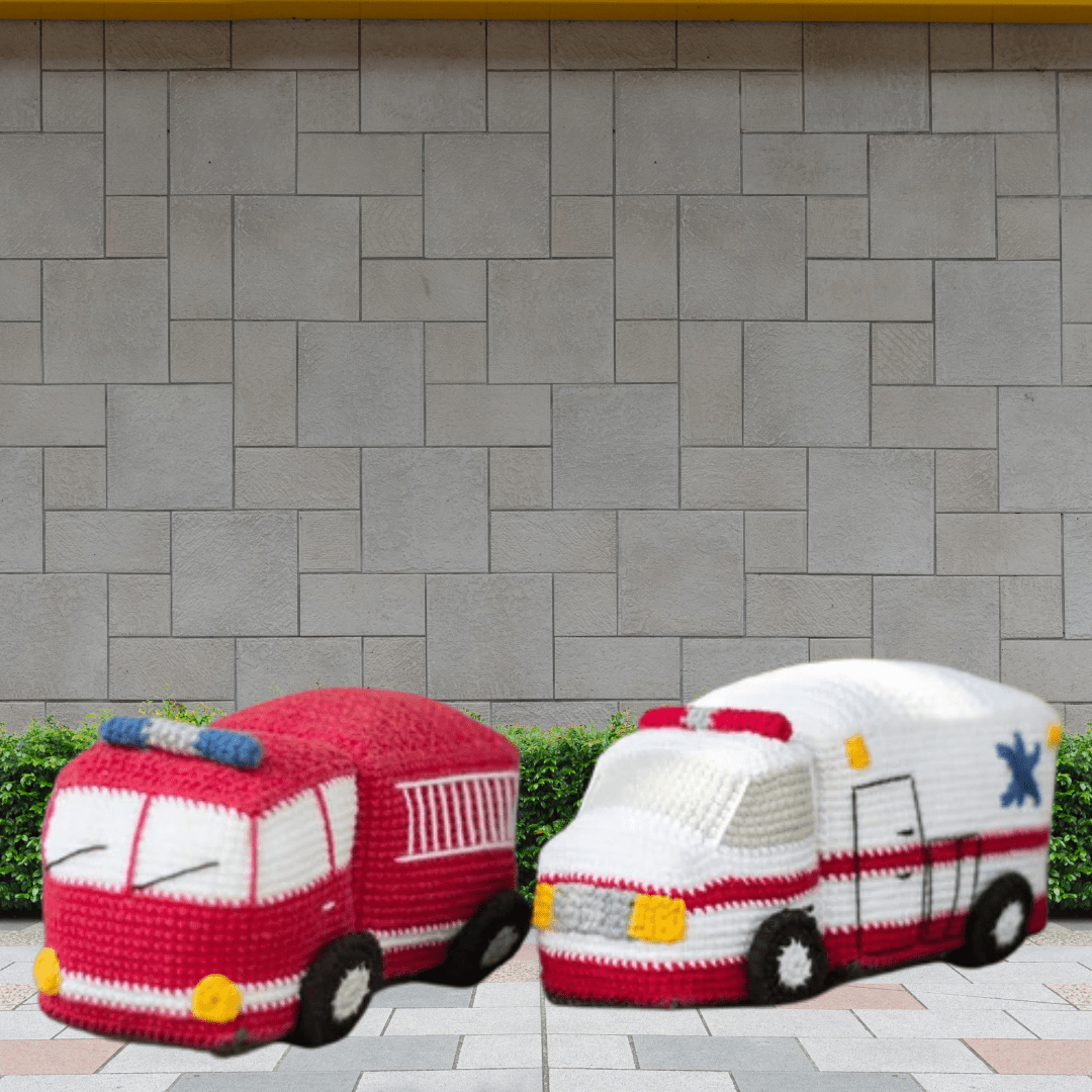 Emergency Cars Amigurumi Crochet Patterns - SerenityLove