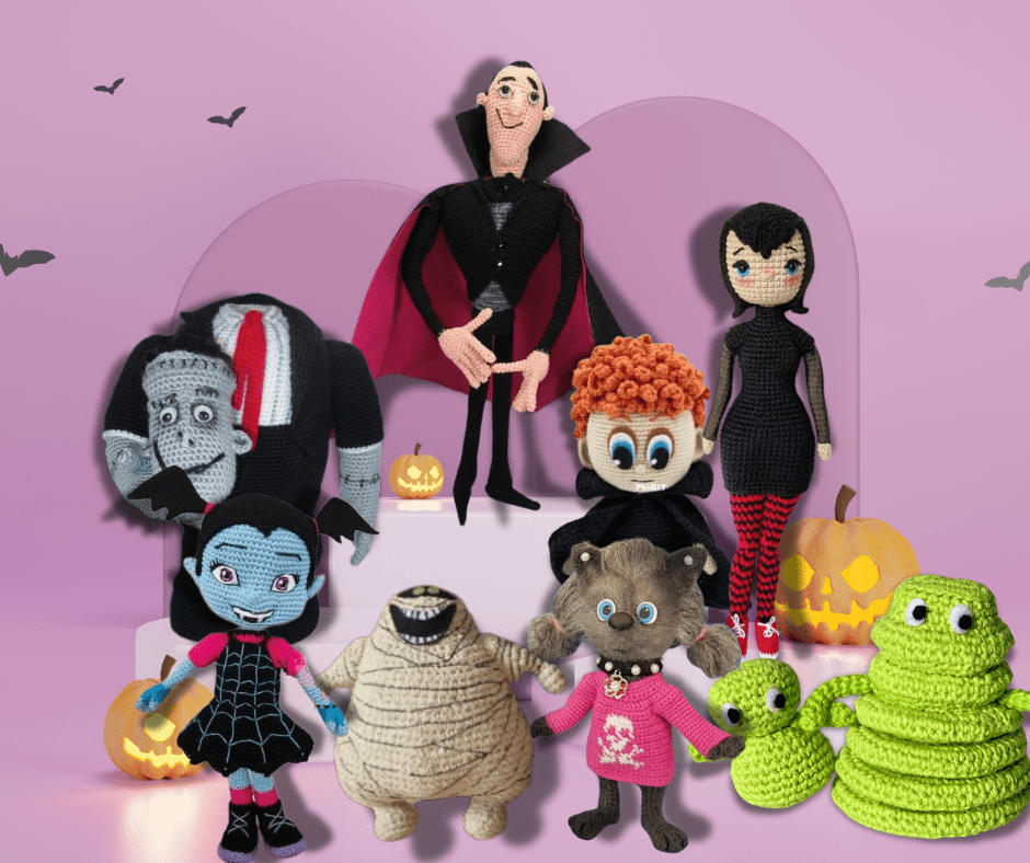 Halloween Characters Amigurumi Crochet Patterns - SerenityLove