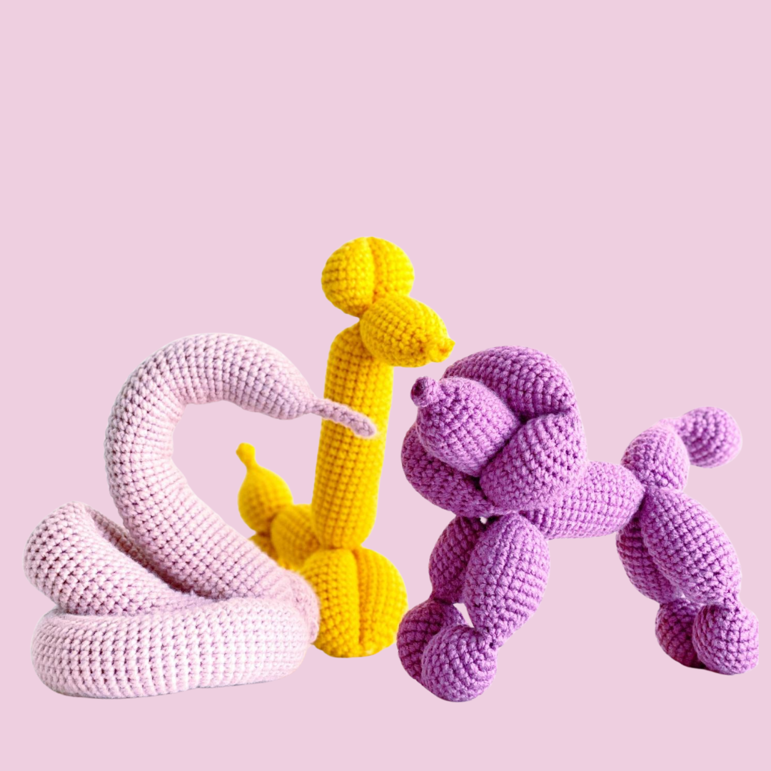 Balloon Animal Amigurumi Crochet Patterns