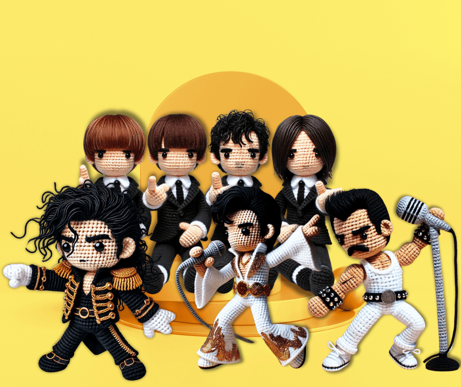 Singers Characters Amigurumi Crochet Patterns - SerenityLove