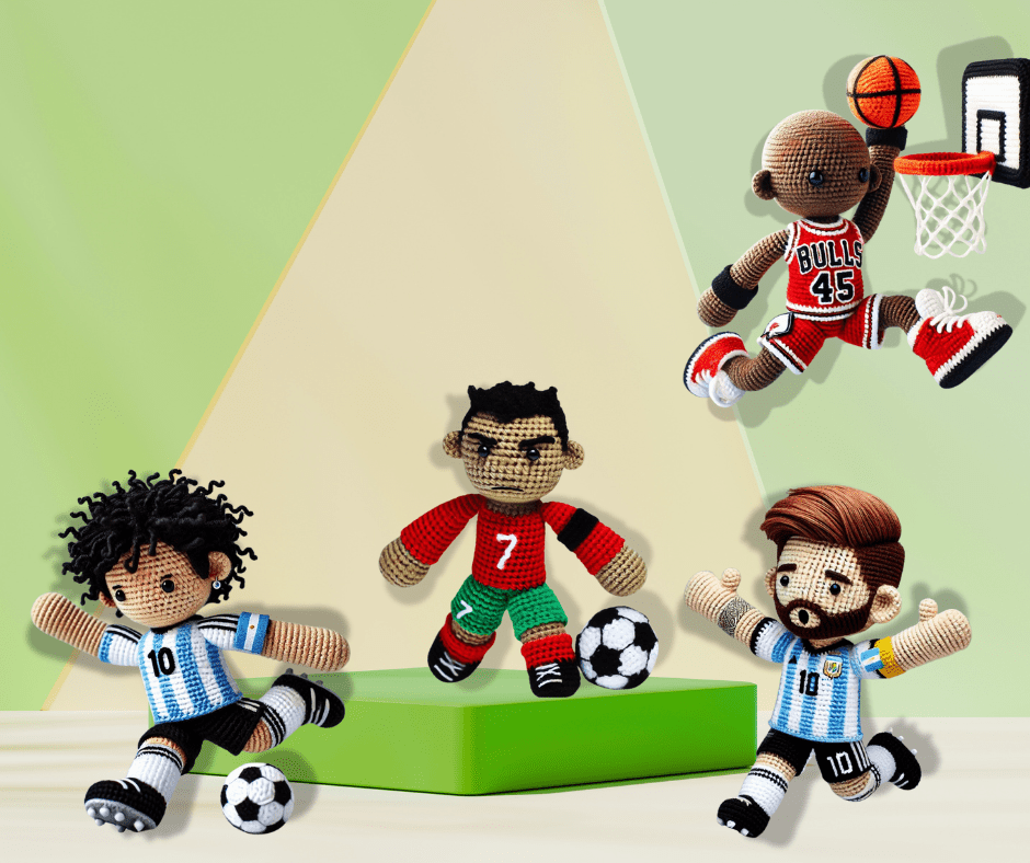 Sport Characters Amigurumi Crochet Patterns - SerenityLove